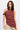 Merlot Drape Top