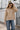 Soft Touch Contrast Trim Mock Neck Sweater