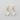 Vintage Pearl Tassel Silver Earrings