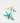 White Starfish Earrings