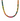 Rainbow Disc Bead Necklace