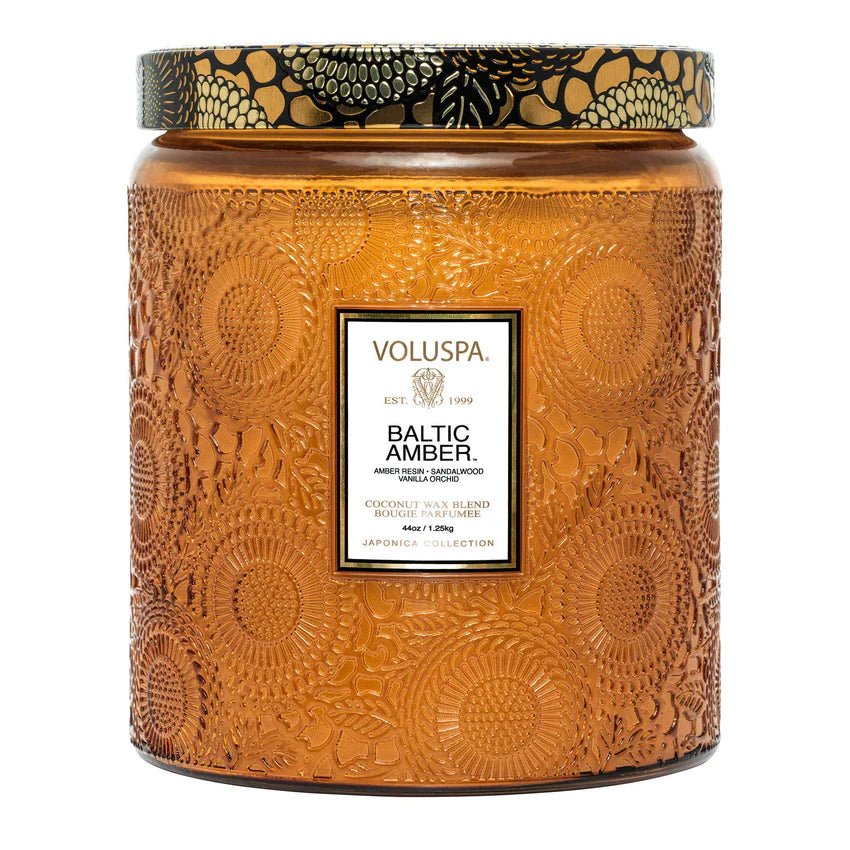 Baltic Amber Luxe Jar Candle - Layer Boutique
