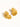 18K Gold Non-Tarnish Sunburst Earring