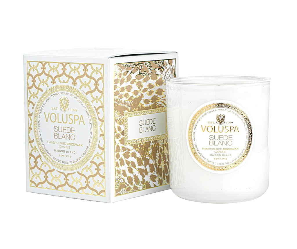 Suede Blanc Classic Candle - Layer Boutique