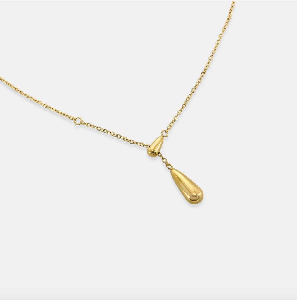 Teardrop Lariat Necklace - Layer Boutique